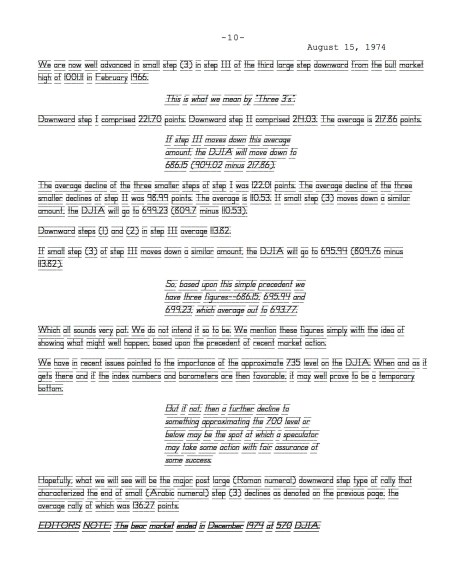THE MARKET NOW- THE THREE STEP RULE IN ACTION (1974) 4